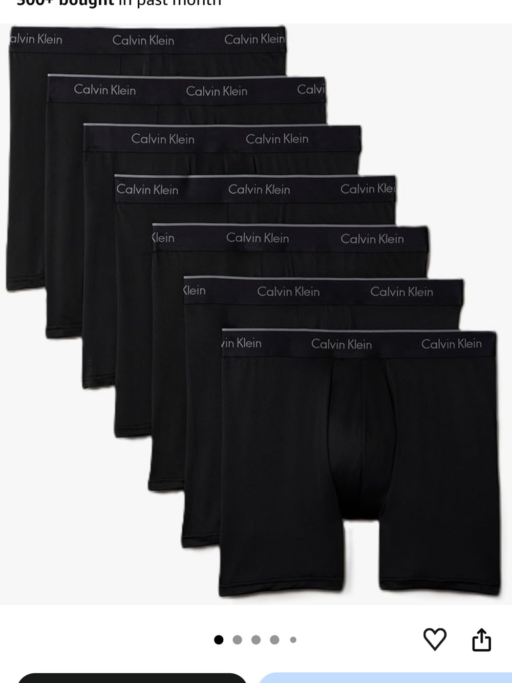 NEW (WOT) Calvin Klein Men’s Black Modal Boxer Briefs - 14 Pack